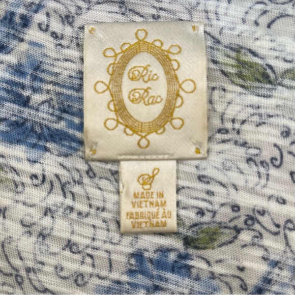 Ric Rac Sleeveless Floral Shirt Size S - Picture 4 of 6